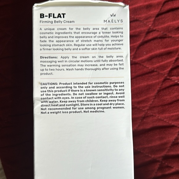 Maelys B-FLAT firming belly cream - Picture 4 of 8